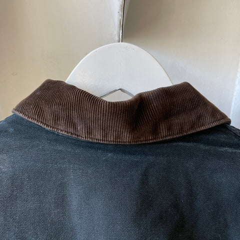 90’s Carhartt Faded Black Detroit Jacket - XL