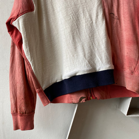 60's Toasted Waffle Lined Sweat - Small