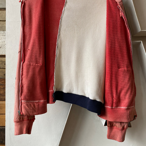 60's Toasted Waffle Lined Sweat - Small