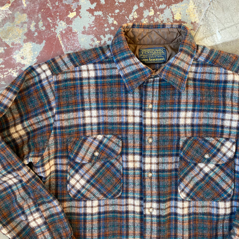 80's Pendleton Pearl Snap - Large