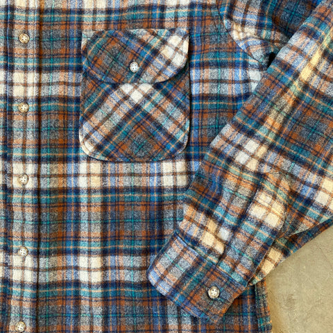 80's Pendleton Pearl Snap - Large