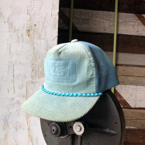 Thrashed Blue Corduroy Hat - OS