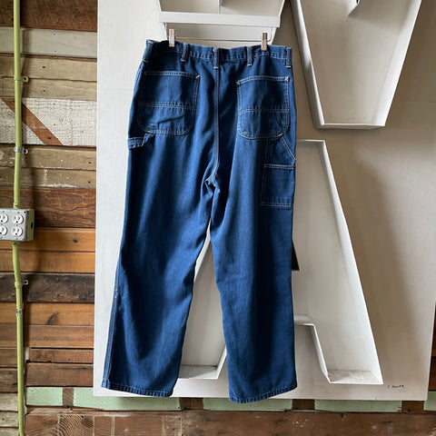 80’s Roebucks Denim Carpenter Pants - 36” x 27”