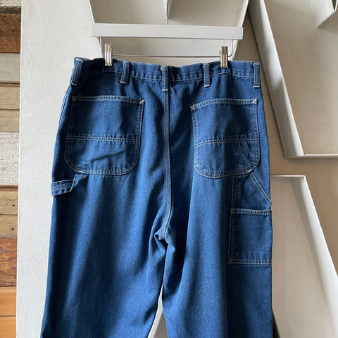 80’s Roebucks Denim Carpenter Pants - 36” x 27”