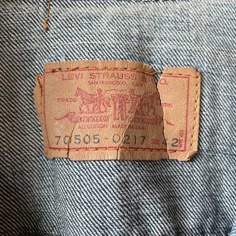 60’s Big E Levi’s Type 3 Denim Vest - Medium