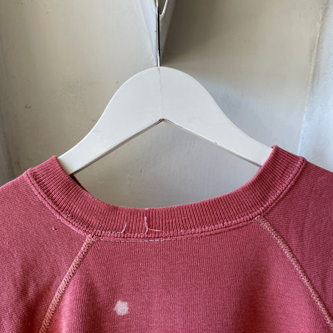 60’s Faded Short Sleeve Sweatshirt - Large