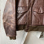 60’s Leather Bomber Jacket - Small