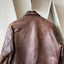 60’s Leather Bomber Jacket - Small