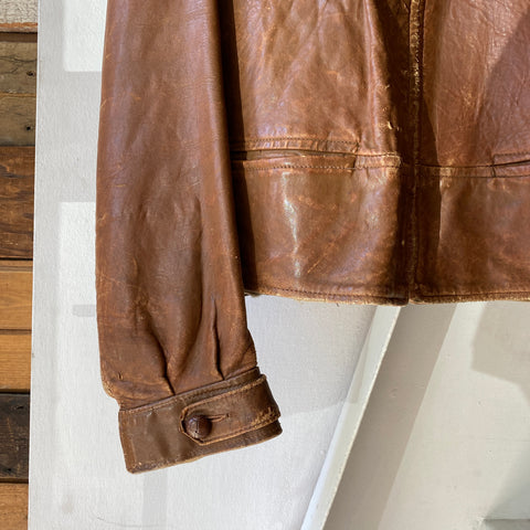 50's Olde Leather Jacket - Large