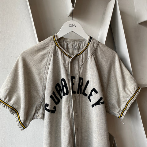 50's Wool Baseball Jersey - Large