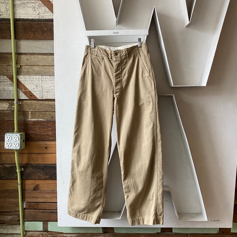 50's Army Chinos - 28” x 29”