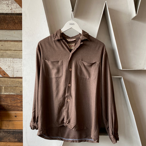 60's Gabardine Shirt - Medium