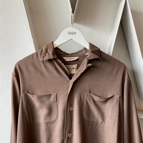 60's Gabardine Shirt - Medium