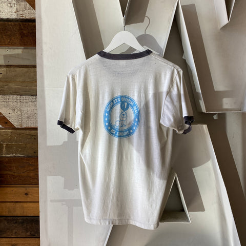 80's Panthers Ringer - Large