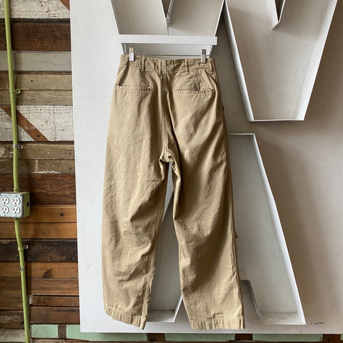50's Army Chinos - 28” x 29”