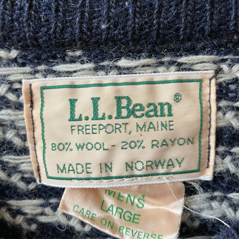 80’s Norwegian LL Bean Sweater - Large