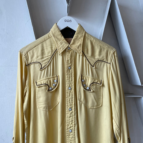 50's Gabardine Westen Shirt - Fitted Medium