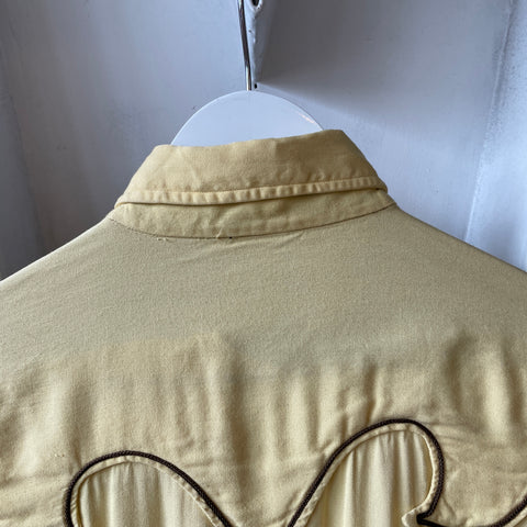 50's Gabardine Westen Shirt - Fitted Medium