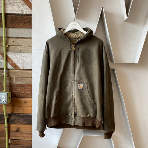 90's Carhartt Hooded Jacket - XXL