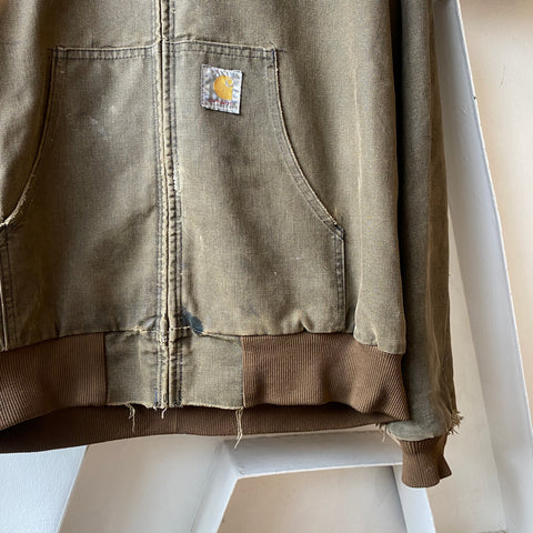 90's Carhartt Hooded Jacket - XXL