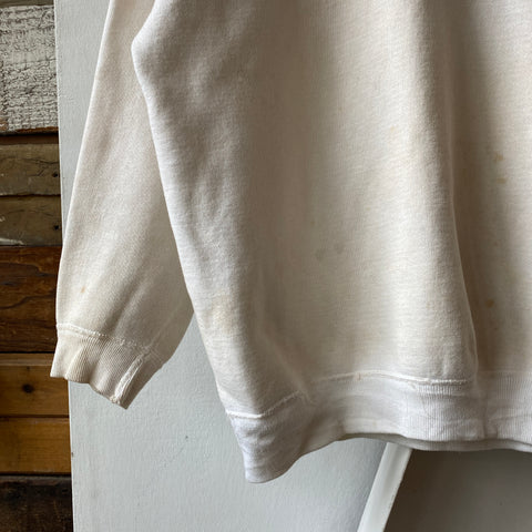 70's Russell Single V Sweat - XL/Large