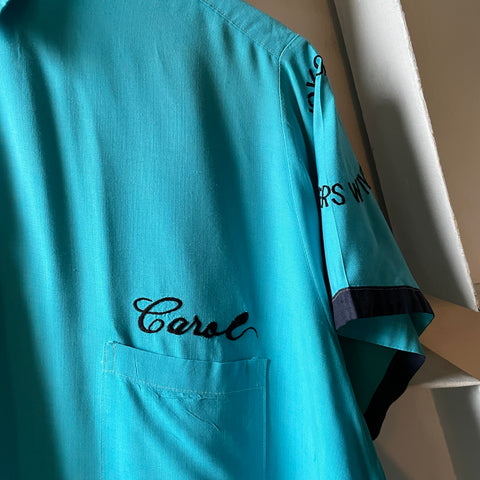 60’s Yokohama Rayon Bowling Shirt - XL
