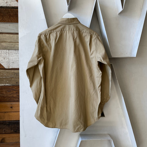 50’s Military Poplin Shirt - Large