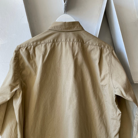 50’s Military Poplin Shirt - Large