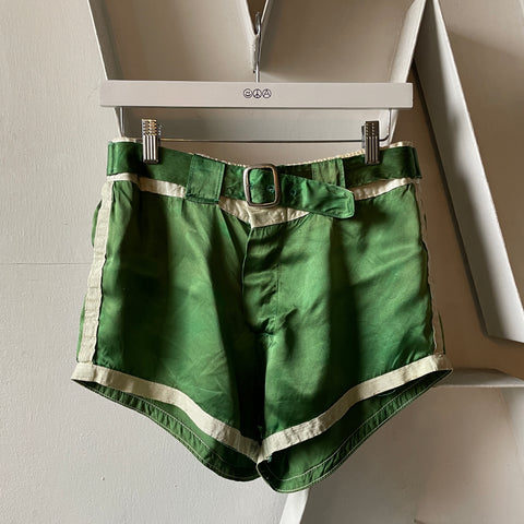 40’s Satin Southern Athletic Shorts - 28” x 3”