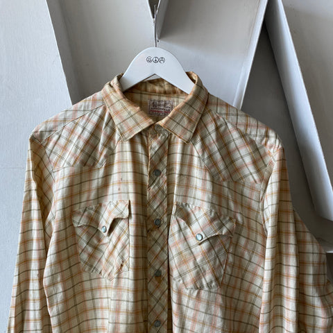 70's Western Shirt - Large
