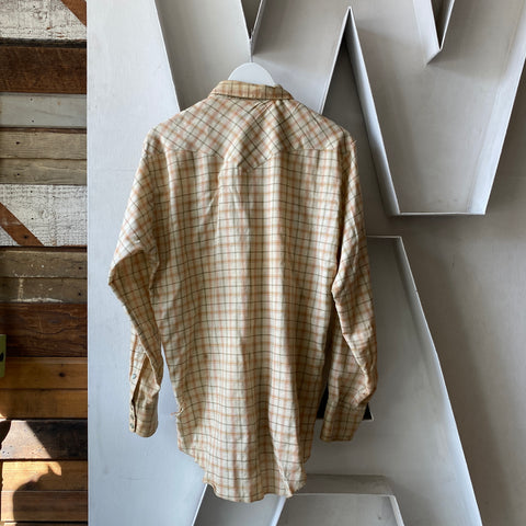 70's Western Shirt - Large