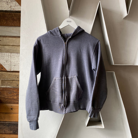 70s Faded Zip Hoodie - Medium