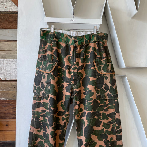 70’s Camo Hunting Pants - 35” x 27”