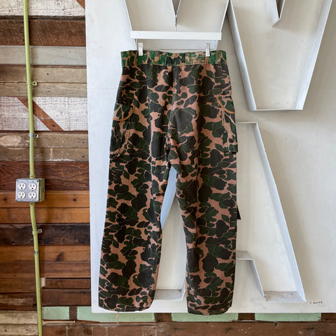 70’s Camo Hunting Pants - 35” x 27”