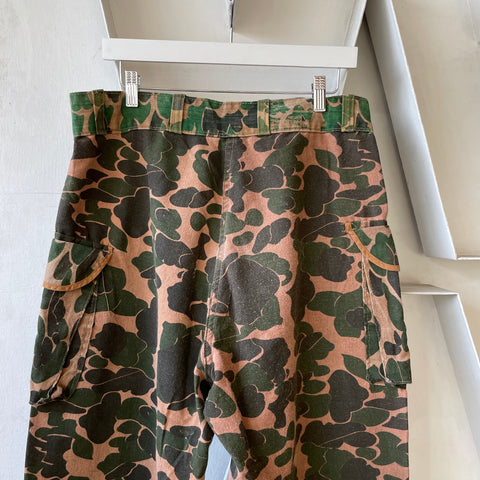 70’s Camo Hunting Pants - 35” x 27”