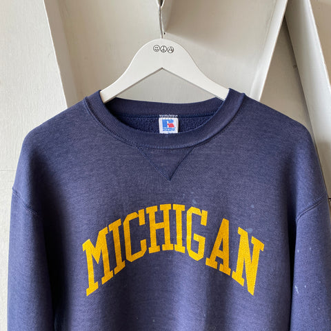 90's Michigan Russell Sweatshirt - Large