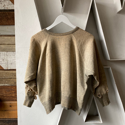 30’s Two-Thirds Zip Farm Sweatshirt - Large