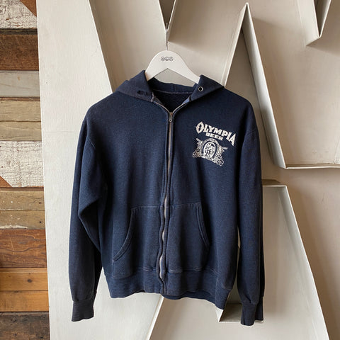 80's Olympia Beer Zip Up - Small