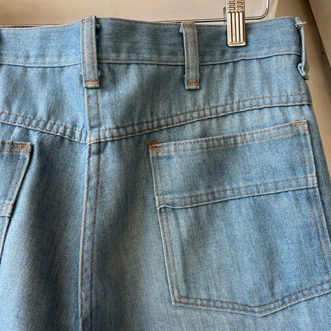 70’s Unbranded Denim Trousers - 30” x 28”
