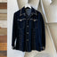 70’s Studded Velvet Shirt - Medium