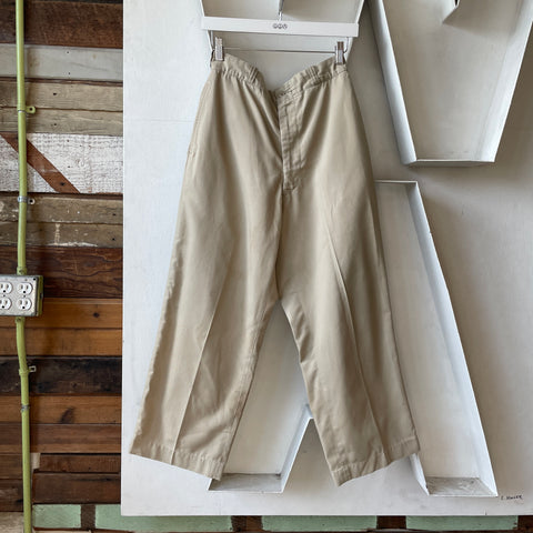 50’s Military Chinos - 28” x 25.5”
