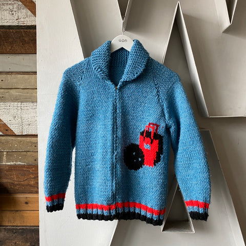 70's Bowler Cowichan Sweater - Small