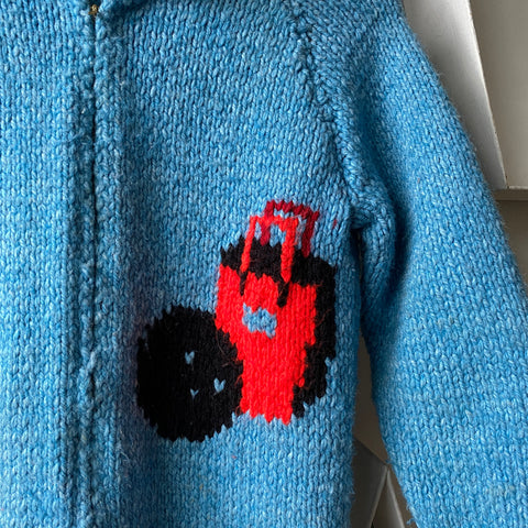 70's Bowler Cowichan Sweater - Small