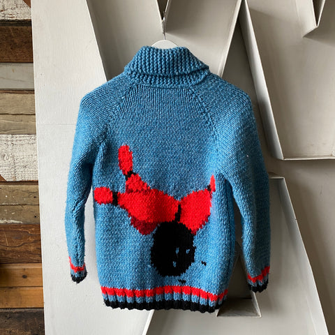 70's Bowler Cowichan Sweater - Small