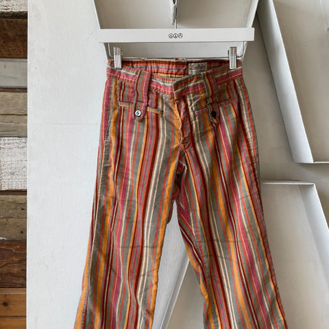60’s Striped Corduroy Flares - 28” x 31.5”