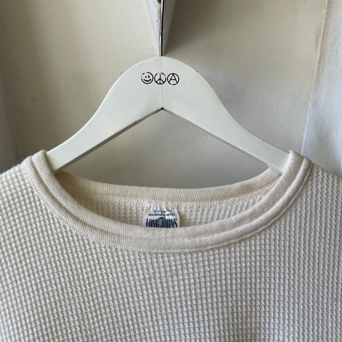90’s Cropped Waffle Thermal - Medium