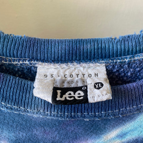 90's Lee Tie-Dye Weave Sweat - XL