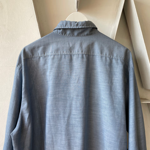 70’s Big Mac Chambray Button Up - XL
