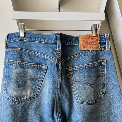 90’s Levi’s 501 Denim - 34” x 35.5”