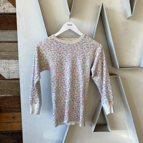 80's Floral Thermal - Small
